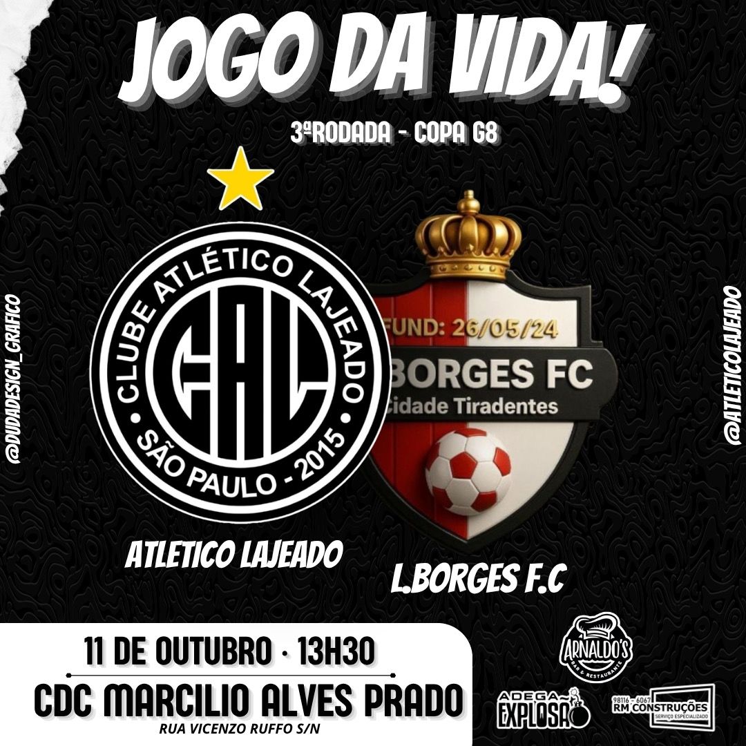 Atlético Lajeado enfrenta o L. Borges pela 3ª rodada da Copa G8